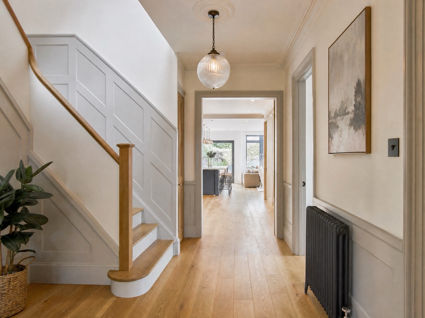 Completed Victorian terrace hallway renovation in Leyton E10