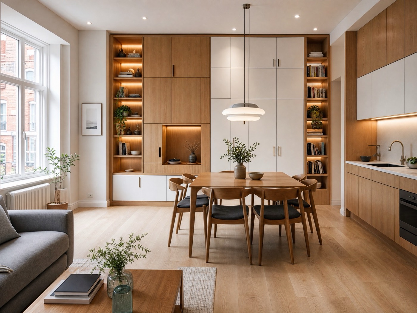 Warm open-plan family home renovation in Walthamstow E17